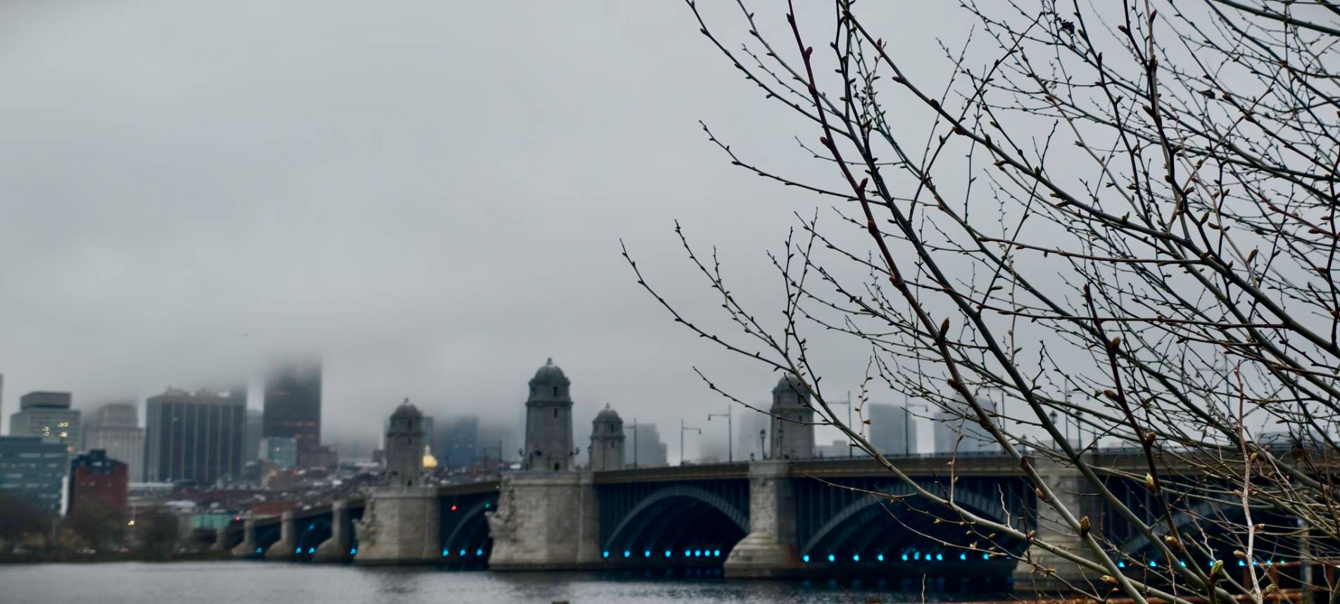 Longfellow Bridge, gloomy