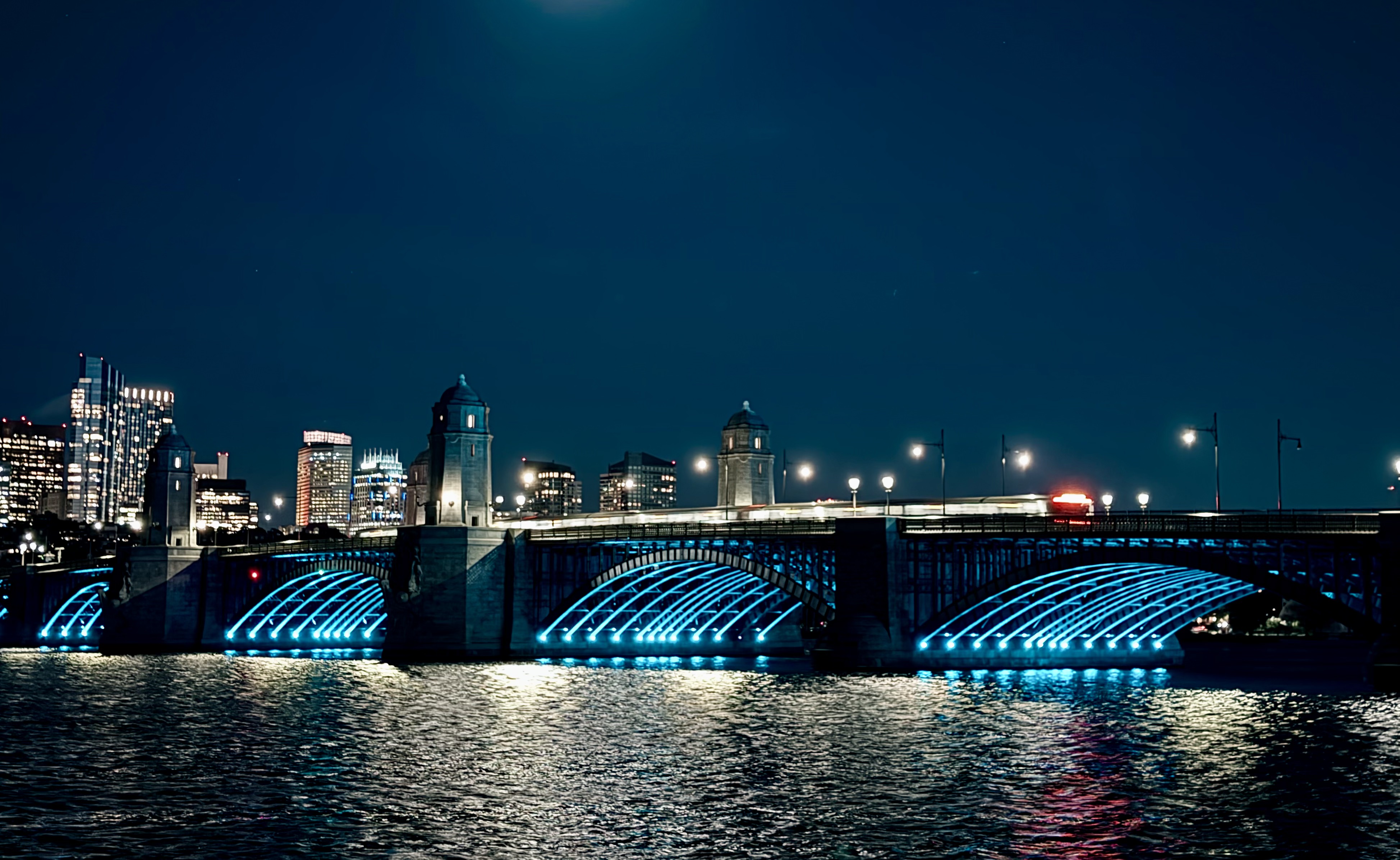 Longfellow Bridge at Night